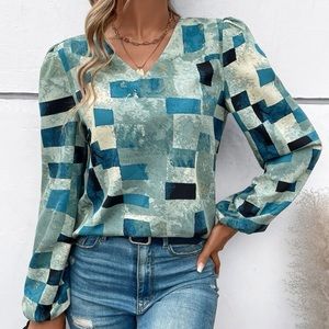Geometric Blouse